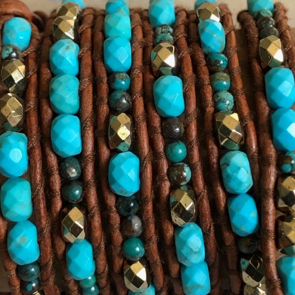 NWT Chan Luu Signature 5 Wrap Bracelet - Picture 6 of 9